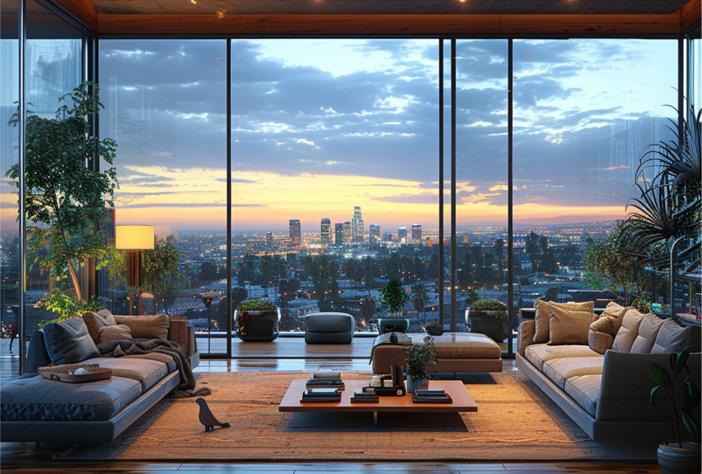 Large picture window